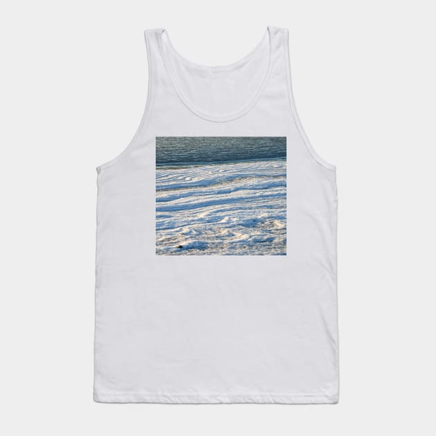 Beach Covered in Snow Tank Top by Kate-P-